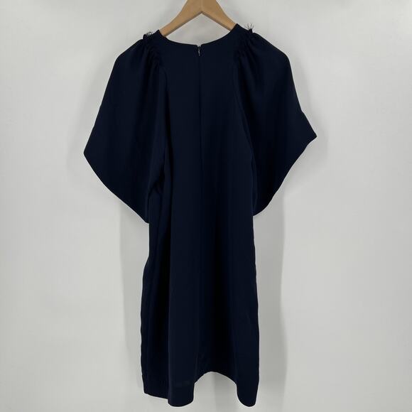 Rachel Comey Relict Mini Dress Size 4 Navy Designer Made in NYC Minimalist - Picture 5 of 11